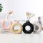 New Product Nordic Ins Creative Ceramic Circles Vase Hydroponics Vase For Wedding Table Decor Decorations For Home
