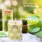 Newly designed Embossed electroplated glass jar scented candle home decoration soy wax essential oil scented candle set