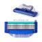 4 Cartridges Customized Brand Men Shaving Blade Chromium Coating Durable Shaving Blade Germany Stainless Steel Blades GF-0250