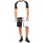 Custom Pink And White Men 2 Piece Sets Short Sleeve Shirt And Jogging Shorts Track Pants Set