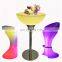 square stand up bar tables garden lights led outdoor chair set glow bar rechargeable led furniture bar table