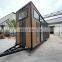 Modern Prefabricated Expandable on wheel mobile Container House on wheels with Two bedroom