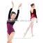 Wholesale Velvet Long Sleeve Gymnastics Leotards