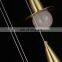 Living room decorative gold luxury led pendant light hotel modern hanging lamp stairwell large long k9 crystal chandelier