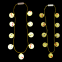 Promotion New Design Creative Flashing Necklaces LED Light Up Jumbo Emotion Face Necklace Party Supplies Weekday