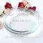 Heigh quality hot sale Transparent quartz glass plate / Pyrex glassware