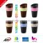 350ML / 12OZ Foldable, Collapsible, Heat Resistance, Soft, Travel coffee cup,Mug, BPA free, FDA, LFGB,Platinum silicone with pp                        
                                                Quality Choice