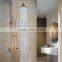 Unique Solid Brass Bathroom Ran Shower with Square Shower Head