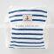 Japan wolesale cotton 100% cute and high quality oem baby diaper with border and anchor patch for boys