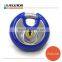 Stainless Steel Discus Padlock with Plascit Color Bumper