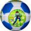Size 3/4/5 soccer ball,PVC machine sewn soccer ball