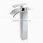 Waterfall basin faucet