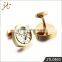 Factory Supply Wholesale Sliver Watch Movement Cufflinks