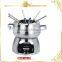 MSF-3512 Happy gathering for family sweet chocolate & cheese fondue set 10pcs fondue pot set