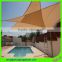 custom size and shape sun shade sail netting for greenhouse and pation garden with UV resistance