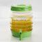 High quality portable plastic collapsible beverage dispenser coffee cup dispenser