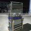 Multilayer Stainless Steel Solid Plate Drying Rack with Chassis Cart for Electronics