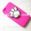 Hot Selling Funny Soft Silicone Bear's Paw Phone Case
