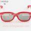 2015 promotion new fashion passive circular polarized 3d glasses, 3D-World Brand