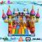 cartoons mickey castle slide, inflatable castle slide for children