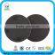 [factory direct] Dia 10cm Cut Edge Oiled Set of 4 Round Slate Coaster Item BD-1010CD1AY