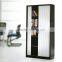 Height adjustable steel storage cabinet tambour door filing cabinet