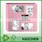 Custom logo printed paper flush mount photo album