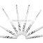 8pcs Professinal Handle White Zebra Pattern Nail Art Pen Brushes Painting Decoration Tools Set