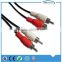 2015 high quality 2rca male to 2rca male cable sex video audio output cable