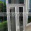Elegant design white PVC hand crank window,Vinyl plastic crank open window