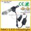 Led head light motorcycle led headlamp with ballast car led headlight