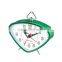 Retro triangle matell alarm clock mechanism desktop clock