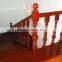 Red oak handrail stair railings