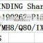 Lectra MX / MH / MH8 / Q80 / IX / IH Grinding sharpeners belts SN : 705023 - 190262 -P150