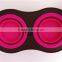 flexible bowls silicone pet bowl silicone passed FDA collapsible silicone bowls