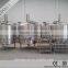 Three vessel 1000L brewhouse equipment