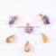 Popular Natural Stone Necklaces For Women Quartz Gem Stone Crystal pendant Necklace--OEM welcome