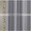 Polyester fabric grey waterproof window shower curtain