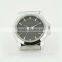 2015 fashion man quartz steel strap watch stainless steel bracelet