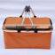 Supply portable folding hand aluminum shopping basket