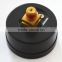 100mm black steel case mbar low pressure gauge