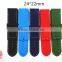 18mm 20mm 22mm 24mm Sport Silicone Watch Bands Strap With Stitching