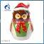 cheap ceramic hedgehog christmas animal gift cookie jars