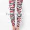 polyester/spandex womens camo sports leggings