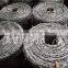 Hot dipped galvanized weight of barbed wire price per roll/barbed wire price