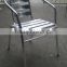 0503low price good quality ourdoor garden dining aluminum stacking chair YC001