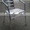 0503outdoor garden aluminum good quality stackable dining table and chair set YC001 YT1