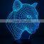 267-3d Leopard Sculpture Led Light Special Desk Night Light 3d Visualization Led Art Lamp