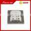 Best selling High quality white color PC electrical 2 gang 1 way switch for home