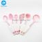 Fancy cooking tools pink silicone kitchen utensils